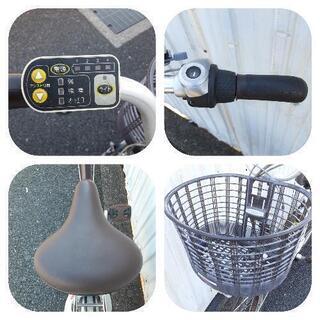 10-10電動アシスト自転車　ヤマハ　PASリチウム　バッテリー　充電器　鍵付き　電動自転車