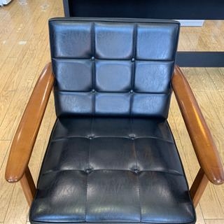 カリモク60 Kチェア 1シーター ブラック 1人掛け ソファ karimoku カリモク60 Kチェア1シーター ≪ワイド≫ スタンダードブラック