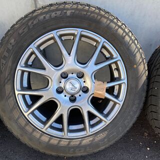 冬用スタッドレスタイヤ『215/60 R17 96H』（使用期間３ヶ月）エスティマ、ミニバン、