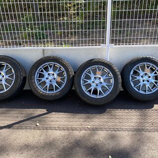 冬用スタッドレスタイヤ『215/60 R17 96H』（使用期間３ヶ月）エスティマ、ミニバン、