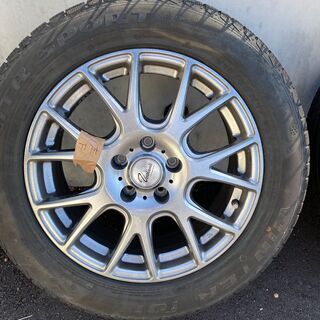 冬用スタッドレスタイヤ『215/60 R17 96H』（使用期間３ヶ月）エスティマ、ミニバン、