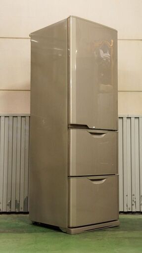 1001 【商談中】【取引中】三菱 MITSUBISHI 3ドア冷蔵庫 MR-CU37N-C 370L 動作良好