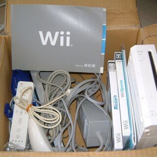 【ネット決済】Wii ソフト２個付き　東京江戸川区南葛西引取りの...
