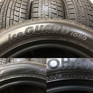 走行短め YOKOHAMA ice GUARD iG60 235/50R18 18インチ スタッドレス 4 