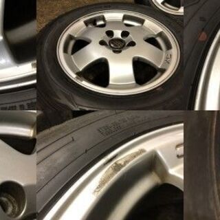 【DUNLOP WINTER MAXX WM01 215/60R16】スタッドレス【VOLVO XC 純正ホイール 16インチ 7J5HPCD108+48】2018年製 バリ溝　(VTI397)クレジットカード QRコード決済可能