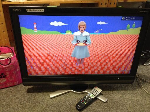 【交渉中】●シャープ 32インチ 液晶テレビ アクオス リモコン付き LC-32DE5-W 2009年製