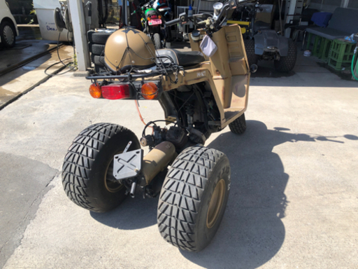 ジャイロX ミニカー登録 サンドベージュ艶消サビ塗装