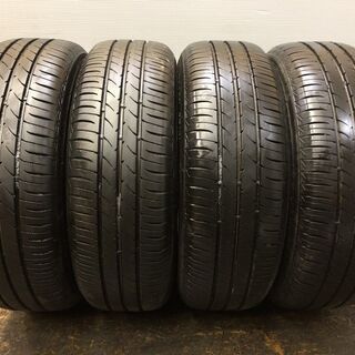 【TOYO NANOENERGY 3 plus 185/65R15】夏タイヤ【日産 純正ホイール 15インチ 6J4HPCD100+40】バリ溝 ウイングロード ティーダ等　(MTD152) クレジットカード QRコード決済可能