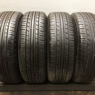 【YOKOHAMA ECOS ES31 175/65R14】夏タイヤ【LAYCEA02 14インチ 5.5J4HPCD100+45】2017～19年製 キューブ デミオ等　(MTA173)クレジットカード QRコード決済可能