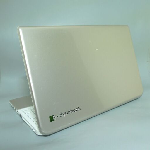 新品爆速SSD ゴールド ノートパソコン 中古良品 15型ワイド 東芝 T554