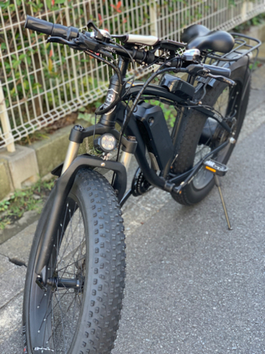 Shengmilo Mx02S最強パワーのモペット★高級版★BAFANG製48V1000W18Ahモーター  電動アシスト ファットバイク マウンテンバイク 自転車 電動 フル電動自転車 スノーバイク フルアルミ製 26インチ スポーツ アク