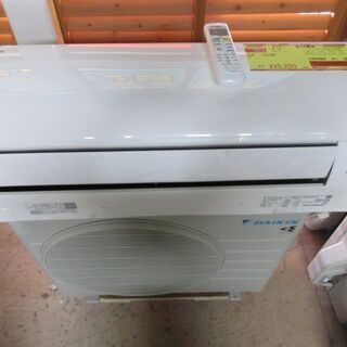 K02520　ダイキン　中古エアコン　主に6畳用　冷2.2kw ／ 暖2.2kw