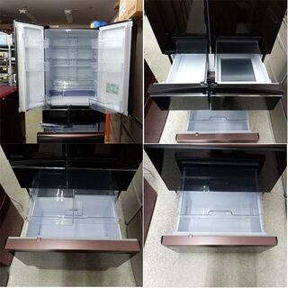 冷蔵庫 455L 2020年製 三菱 MR-MX46F-ZT 6ドア フレンチドア 