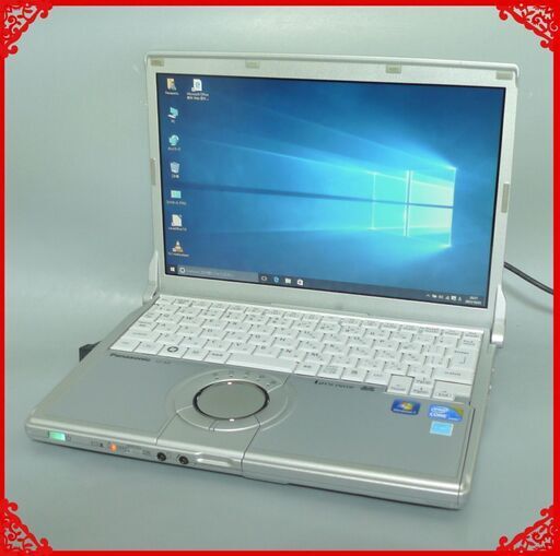 日本製 ノートパソコン 中古良品 12.1型ワイド 松下 パナソニック CF-N9NWWVDS Core i3 4GB 無線LAN WiFi Windows10 Office 即使用可
