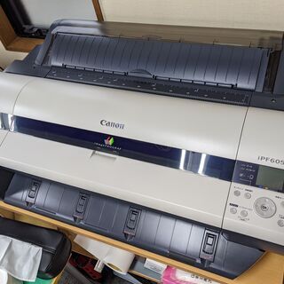 キャノン大型プリンター iPF605Ｌ 部品及びインクカートリッジ取り