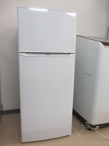 販売済み 2018年製　ハイアール　冷凍冷蔵庫　JR-130A　2ドア　ホワイト　130L　菊MZ