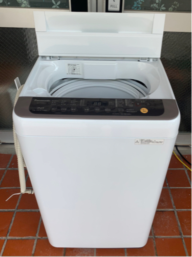 Panasonic NA-F70PB12 全自動洗濯機 2019 つけおきコース搭載 バスポンプ 掃除済み パナソニック