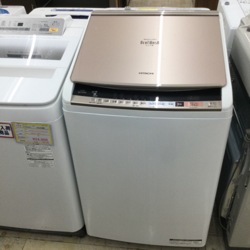 10/4【✨BEATWASHシリーズ✨】HITACHI 9.0/5.0kg 洗濯機 2018年 BW-DV901B 温水ミスト洗浄✨