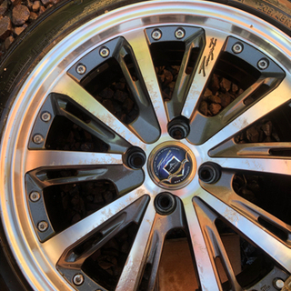 17インチ　632？　ホイール　pcd100 4穴　直接引き取り限定