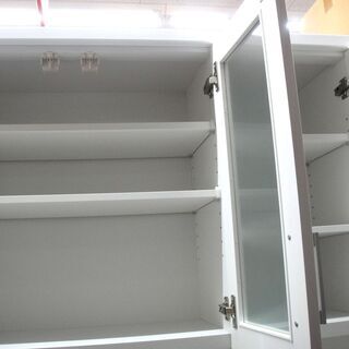 食器棚　キッチンボード　ホワイト　美品