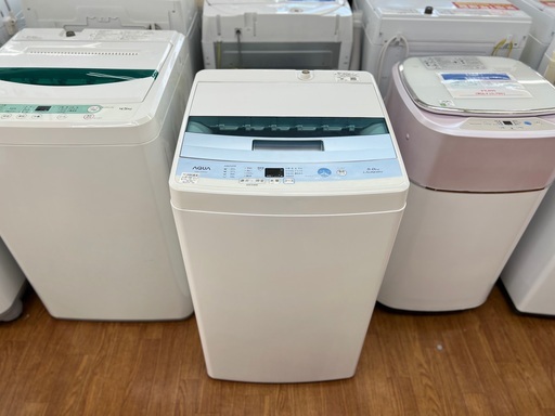 全自動洗濯機 AQUA AQW-S50E 2017年製 入荷しました
