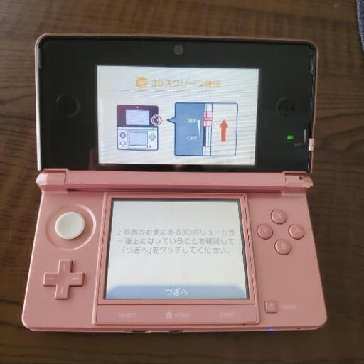 安心の整備済み！◆任天堂3DS 本体◆ミスティピンク◆39