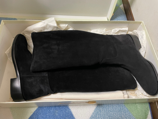 7万円で購入】MaxMara スエードロングブーツ ブーツ