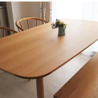 無印 オーク 丸足ダイニングテーブル | skvp.co.uk