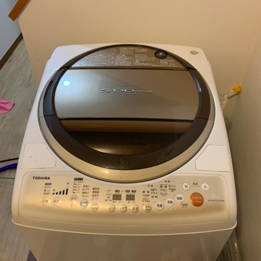 東芝洗濯機　AW-80VLE9 2012年製