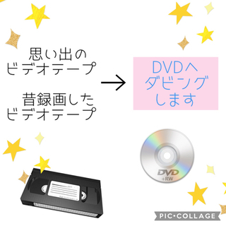 ビデオ→DVD 格安でダビング