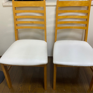 【ネット決済】椅子2台　(ダイニングテーブル用)