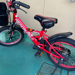 【ネット決済】子供自転車イーグル16インチ　補助輪　ヘルメット付