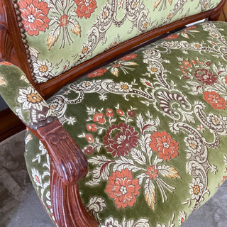 値下げしました！アンティーク猫脚　　ソファ　ベンチ