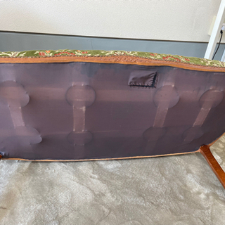 値下げしました！アンティーク猫脚　　ソファ　ベンチ