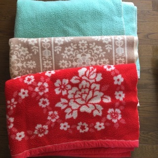 ◆毛布３枚セット◆