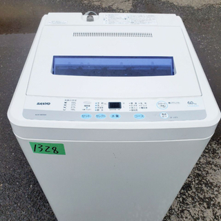 ①1328番 SANYO✨全自動電気洗濯機✨ASW-60D‼️