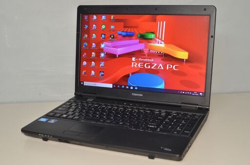 中古ノートパソコン Windows10+office 大容量HDD500GB 東芝 B452/F Celeron/メモリ4GB/15.6インチ/DVDマルチ/無線内蔵/便利なソフト多数
