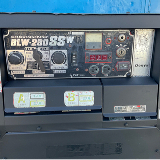 デンヨー ヴェルダー BLW-280 SSW ディーゼル 三相 9.9kVA 200v 100vの 