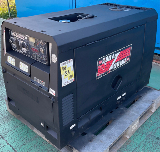 デンヨー　ヴェルダー　BLW-280 SSW ディーゼル　三相　9.9kVA 200v 100v