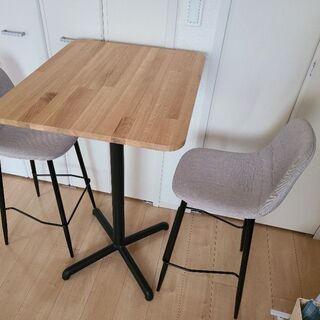 【ネット決済】IKEAバーテーブル・チェア