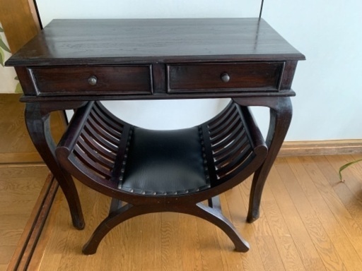 アジアン家具（机・椅子セット）