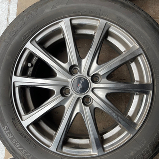 ほぼ新品　BRIDGESTONE 175/65R15 美品　アルミホイール付き　マナレイ　ユーロスピード