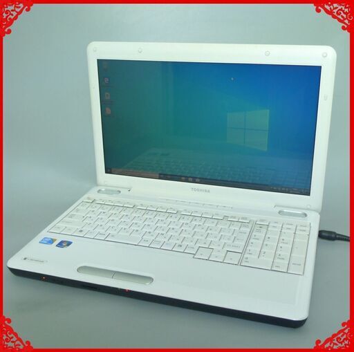 即使用可 ホワイト ノートパソコン 中古美品 15型ワイド 東芝 dynabook EX/55LWHJ Core i3 4GB DVDマルチ 無線LAN Windows10 Office