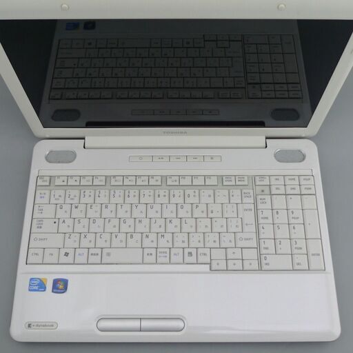 即使用可 ホワイト ノートパソコン 美品 15型ワイド 東芝 dynabook EX