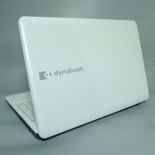 即使用可 ホワイト ノートパソコン 中古美品 15型ワイド 東芝 dynabook EX/55LWHJ Core i3 4GB DVDマルチ 無線LAN Windows10 Office