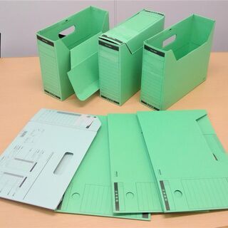 【お引き取り先決定】【無料】【使用感あり】紙製ファイルボックス