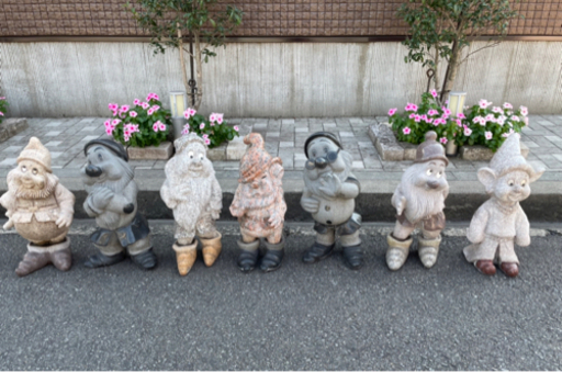 【購入時価格17万5千円】ご自宅の庭が、ディズニーランドに❣️7人のこびと❣️