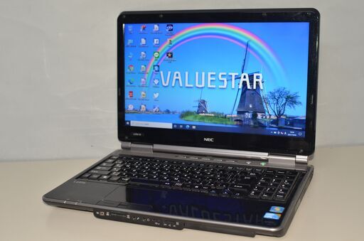 中古良品 Windows10+office NEC LL550/Ｗ core i3/メモリ4GB/HDD320GB/DVDマルチ/15.6インチ/HDMI/無線/テンキー/便利なソフト多数