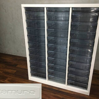 OKAMURA クリスタル キャビネット 3列11段 レターケース オカムラ