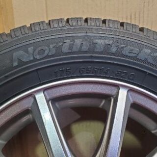 ◆◆SOLD OUT！◆◆　超絶バリ山スタッドレスと社外アルミホイールセット☆175/65R14ノーストレック(オートバックス)